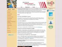 gecats.org Webseite Vorschau