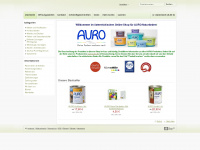 auro-naturfarben.at Webseite Vorschau
