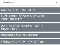 bilsteingroup.com Webseite Vorschau