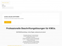 sichtbar-beschriftung.ch Webseite Vorschau