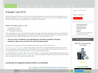 entsafter-testsieger.net Webseite Vorschau