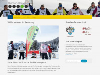 biathlon-berwang.at Webseite Vorschau