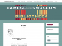 damesleesmuseum.nl Webseite Vorschau