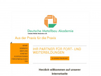 deutsche-metallbau-akademie.de Webseite Vorschau