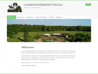 landwirtschaftsbetrieb-polzfuss.de Webseite Vorschau