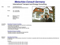 metschies.com Webseite Vorschau
