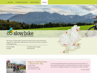 slow-bike-tour.com Webseite Vorschau