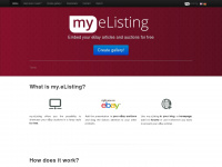 my-elisting.com Webseite Vorschau