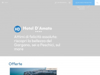 hoteldamato.it Webseite Vorschau