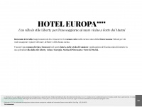 hoteleuropaversilia.com Webseite Vorschau