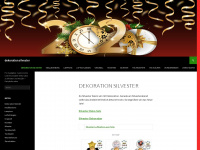 dekoration-silvester.de Webseite Vorschau