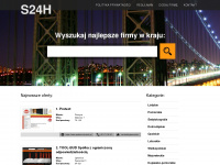 s24h.pl Webseite Vorschau