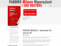 riparazioni-fabbro-milano.com Webseite Vorschau