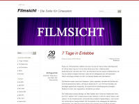 filmsicht.wordpress.com Webseite Vorschau