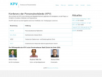kpv.ch Webseite Vorschau