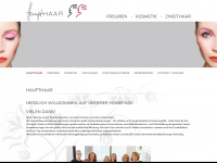 haupthaar.com Webseite Vorschau