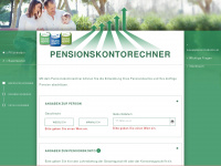 pensionskontorechner.at Webseite Vorschau