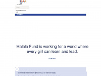 malala.org Webseite Vorschau