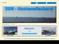 hochseefischerei-archiv-fangplaetze.de Webseite Vorschau