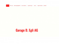 garage-egli.com Webseite Vorschau