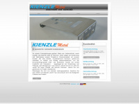 kienzle-metal.com Webseite Vorschau
