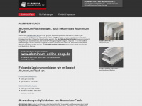 aluminium-flach.de Webseite Vorschau