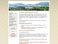 parkinson-shg-suedpfalz.de Webseite Vorschau