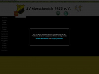 sv-morschenich1925.de Webseite Vorschau