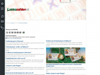 lottozahlen.at Webseite Vorschau