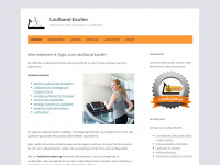 laufband-kaufen.org Webseite Vorschau