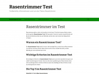 rasentrimmer-test.eu Webseite Vorschau