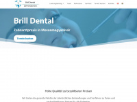 brilldental.hu Webseite Vorschau