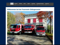 feuerwehr-ettlingenweier.com Webseite Vorschau