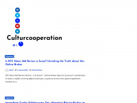 culturcooperation.de Webseite Vorschau