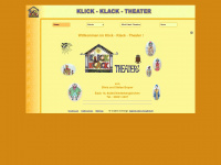 klick-klack-theater.de Webseite Vorschau