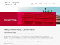 berlinerurologischegesellschaft.de Webseite Vorschau