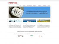 energyrisks.eu Webseite Vorschau