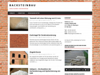 backstein-bau.de Webseite Vorschau