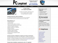 pclangstraat.nl Webseite Vorschau