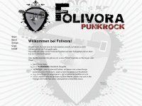 folivora-band.de Webseite Vorschau