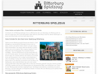 ritterburg-spielzeug.com Webseite Vorschau