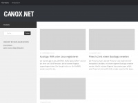 canox.net Webseite Vorschau