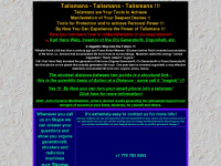 talismanmagick.com Webseite Vorschau