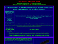 tarotspells.net Webseite Vorschau