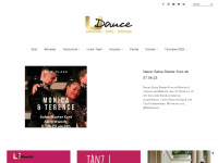 u-dance.de Webseite Vorschau
