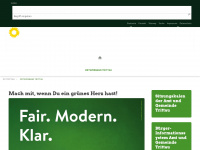 gruene-trittau.de Webseite Vorschau