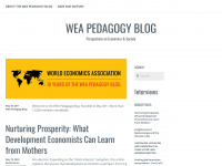 weapedagogy.wordpress.com Webseite Vorschau
