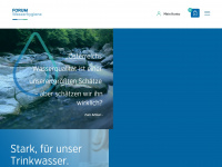 forum-wasserhygiene.at Webseite Vorschau