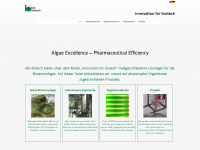 algenbioreaktor.de Webseite Vorschau