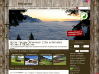huettenland.com Webseite Vorschau